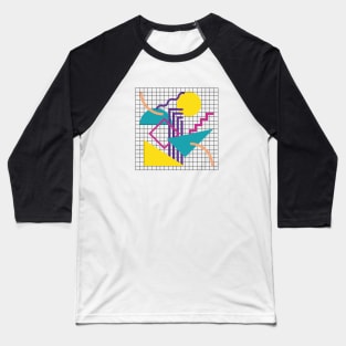 Memphis Pattern 65 / 80s Retro Baseball T-Shirt